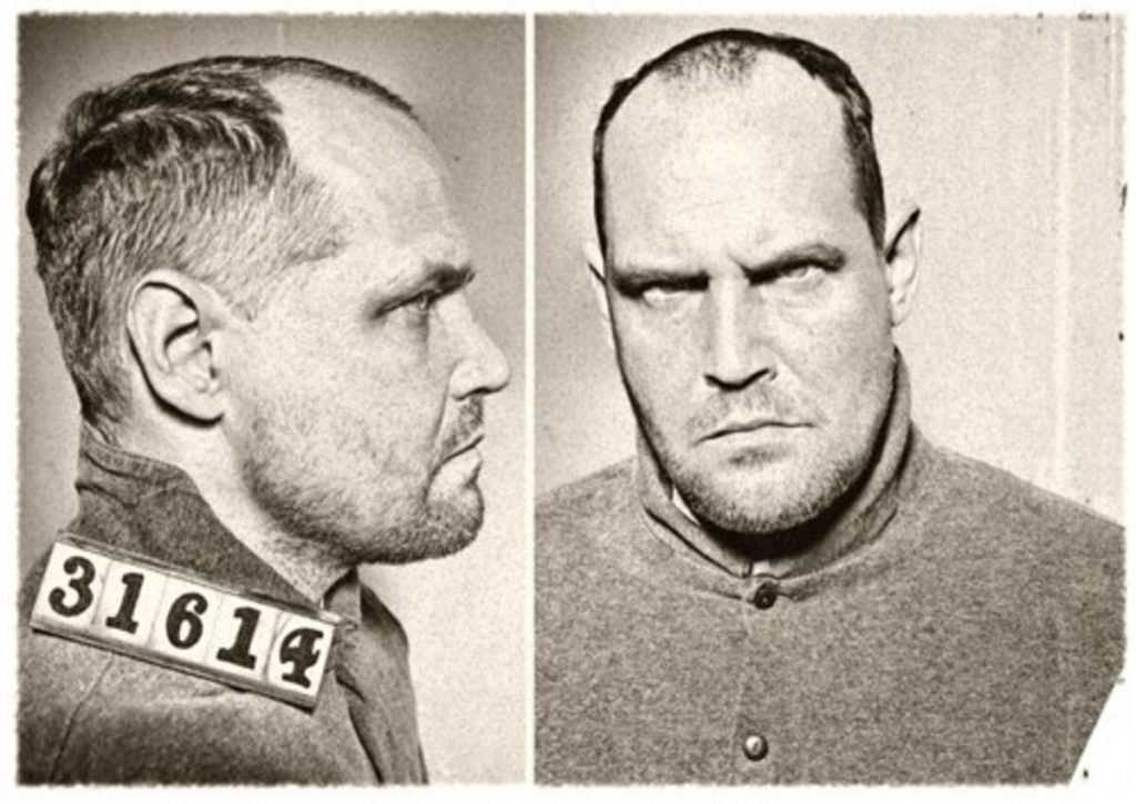 Panzram's booking photo at Leavenworth Federal Prison