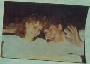A photograph of Bernardo and Homolka showing them laughing and having fun. The couple placed it in tammy's casket at her funeral. When her remains were exhumed in the summer of 1993, the police removed it. Her parents told the officers not to put it back.