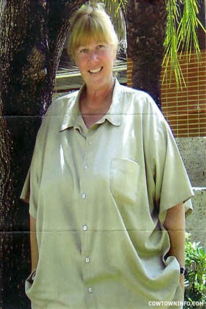 A photo of Cathy Wood in prison