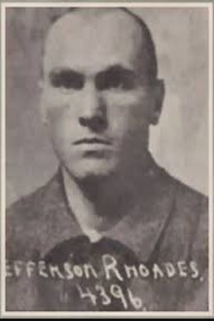 Mugshot of Jefferson Rhoades one of Panzram's aliases