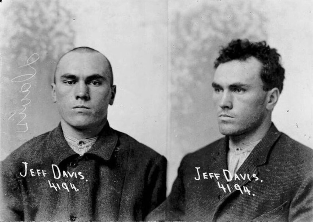 Mugshot of Jeff Davis another one of Panzram's aliases