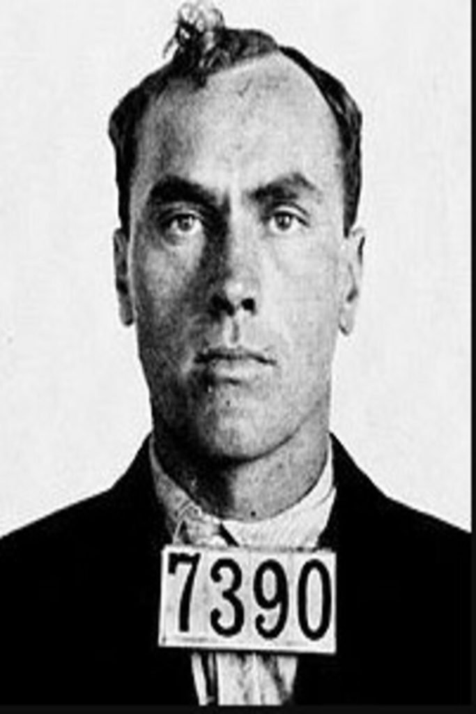 Panzram's booking photo at the Oregon State Penitentiary