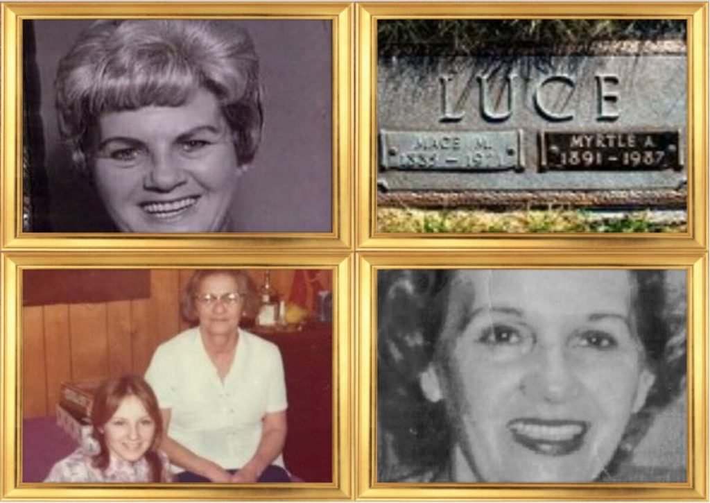 Four of the five victims murdered by Gwendolyn Graham and Cathy Wood. Pictured from left to right - top to bottom: Marguerite Chambers-Age 60, Myrtle Luce-Age 95, Mae Mason-Age 79, Belle Burkhard-Age 74