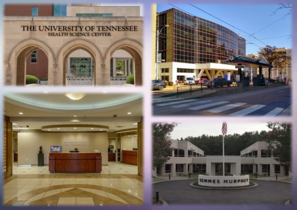 (top) Images of the University of Tennessee Health Center (bottom) Images of Semmes-Murphey Clinic - Memphis, Tennessee