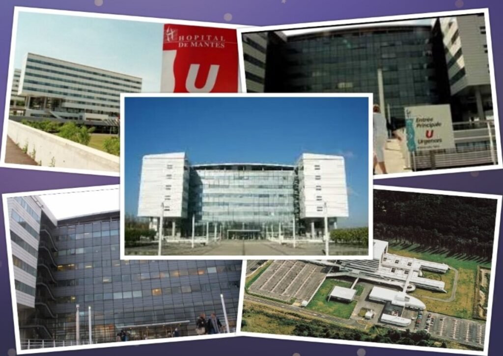 Various images of François Quesnay Hospital - France where Christine Malevre worked and allegedly murdered her patients.